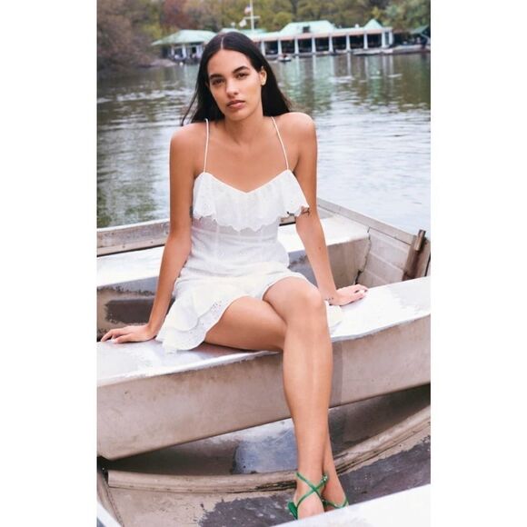 Zara Openwork embroidered dresss - Picture 6 of 14